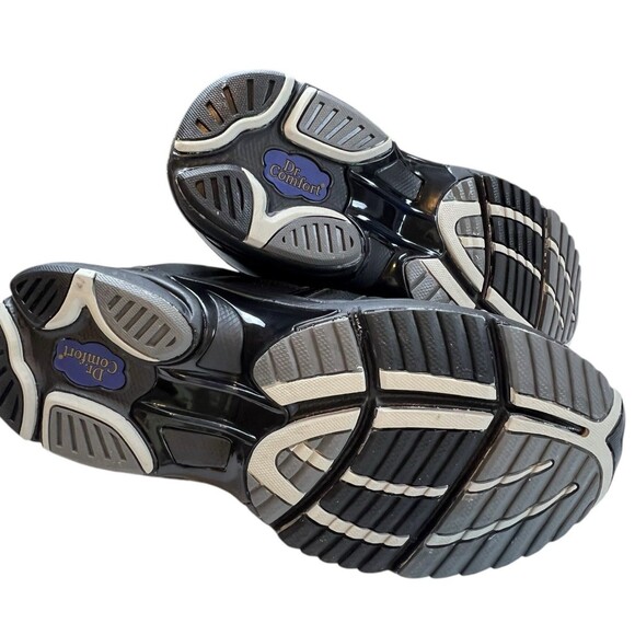 Dr Comfort Mens Orthopedic Shoes Size 10 W DRC Performance 7611 Black Mesh - Picture 6 of 10